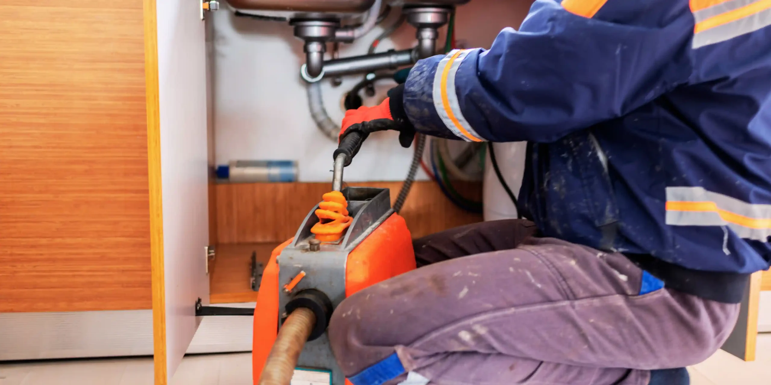 Roko drain cleaning technician on a same-day service call in Colorado